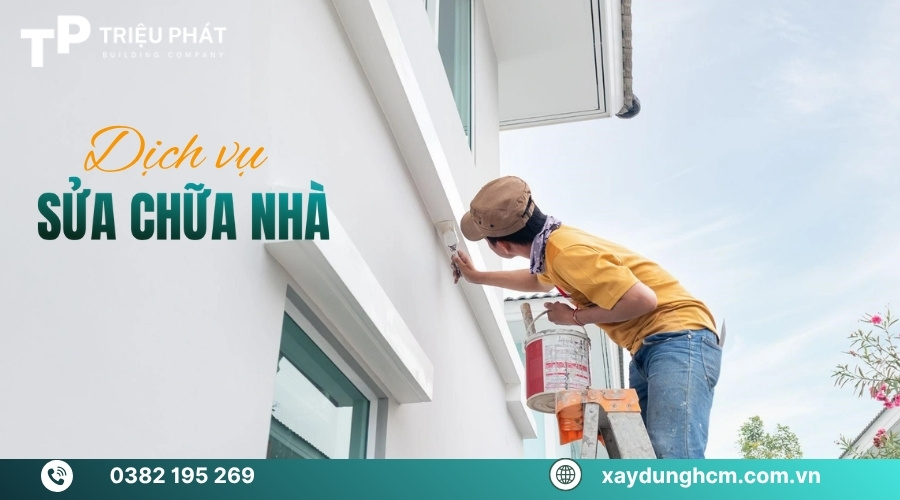 Dịch vụ sửa chữa nhà TP.HCM uy tín, chuyên nghiệp - Xây dựng Triệu Phát