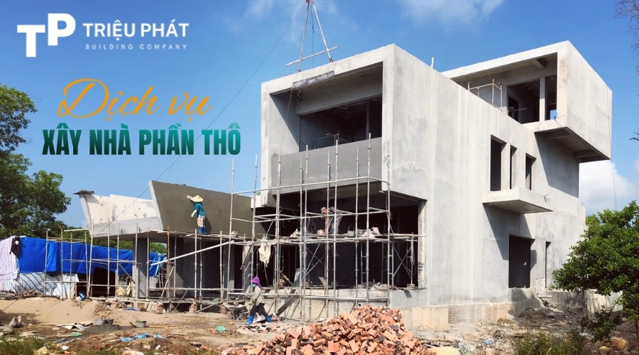 Thi công phần thô nhà phố tại TP. HCM