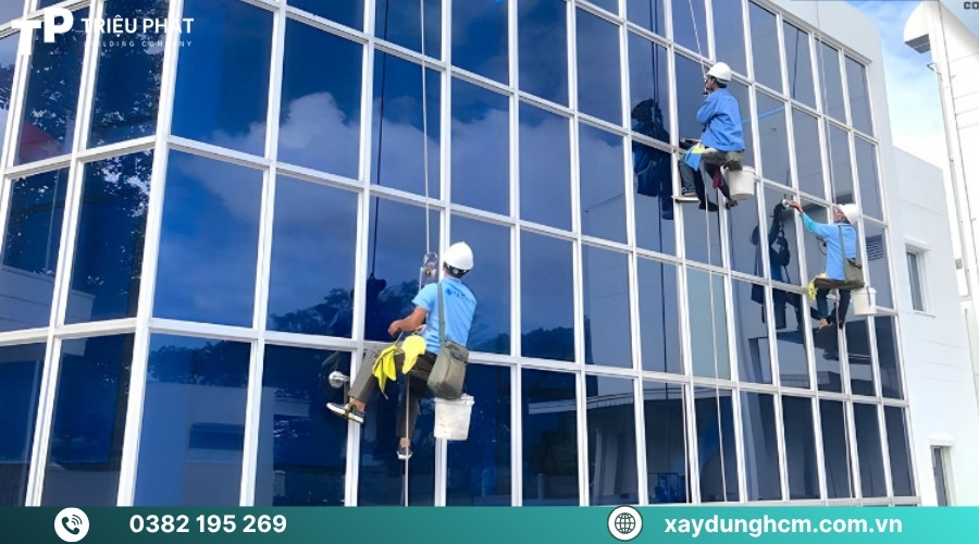 Triệu Phát cung cấp dịch vụ vệ sinh nhà xưởng, văn phòng, sau xây dựng.