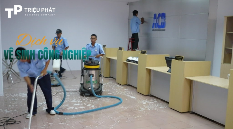 Vệ sinh công nghiệp giúp không gian sạch sẽ, an toàn, đảm bảo thẩm mỹ.
